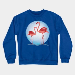 A Pair of Flamingos Crewneck Sweatshirt